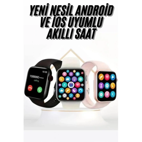 Saat 44 Mm Amoled Ekran İle Sağlık Takibi (akıllı Model)