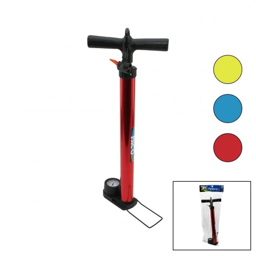 SAATLİ İRAN EL POMPASI METAL GÖVDE PLASTİK KOL - ALTLIK 55 CM TOP - BİSİKLET - MOTOR (5365)