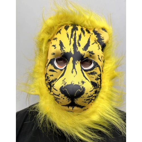 Yellow Mane Yellow Hair Lion Mask Mega Plush 2 No (5365)