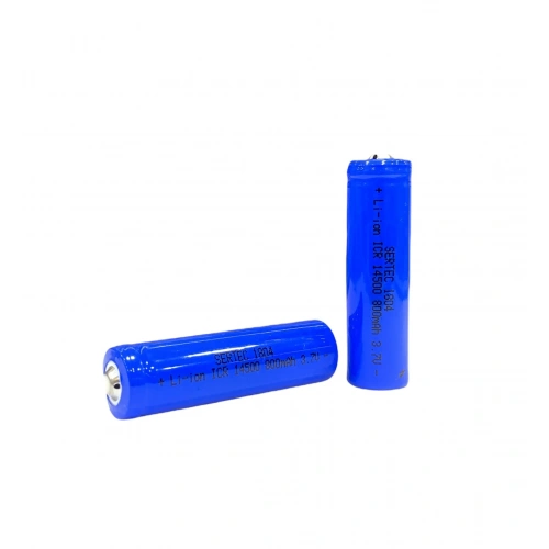 Şarjlı 3.7v Li-ion 14500 Aa 800mah Pil
