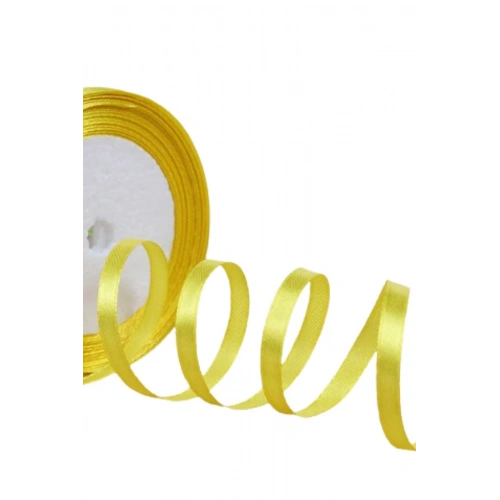 Saten Kurdele 2 Cm 10 Metre Sarı