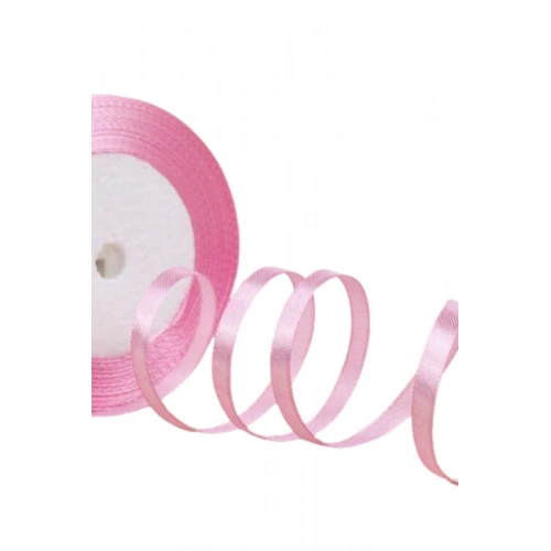 Saten Kurdele 3 Cm 10 Metre Toz Pembe