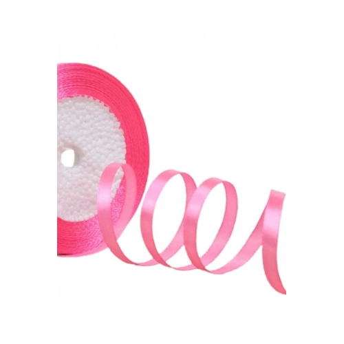 Saten Kurdele 6 Mm Şeker Pembe 2 Metre