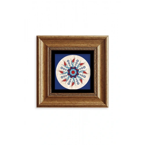 Selçuklu Motif Çerçeveli Taş Tablo 20 cm