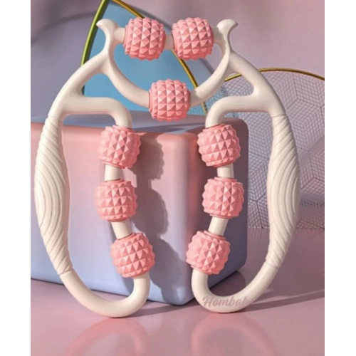 Selülit Masaj Aleti 9 Tekerlekli Lenf Drenaj Rulosu (5365)