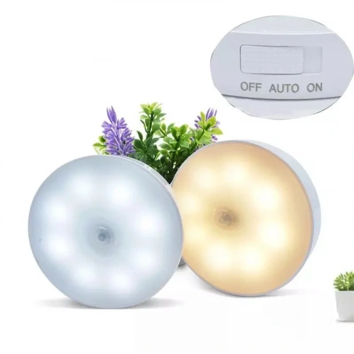 Sensörlü Gece Led Lambası 1 Watt Şarjlı İç Mekan Kullanımı