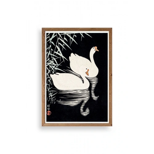 Sepia Herbes Ahşap Çerçeveli Tablo 23 x 30