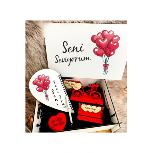 Sevgililer Günü Seni Seviyorum Kombin Kutusu