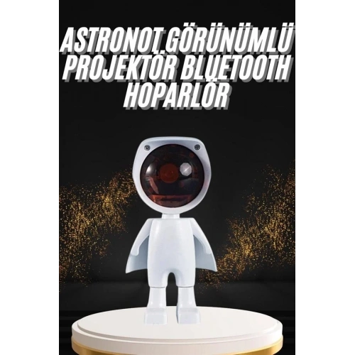 Sevimli Astronot Gece Lambası 180 Derece Dönebilir Led