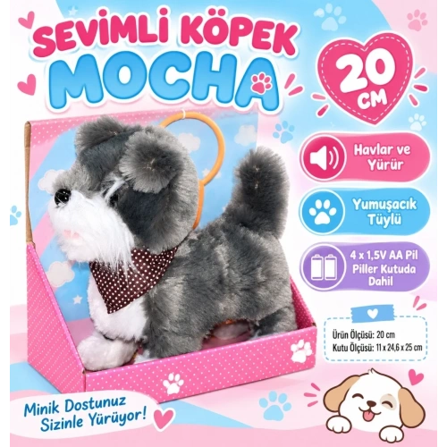 Sevimli Mocha Köpek Figürü 1 Adet