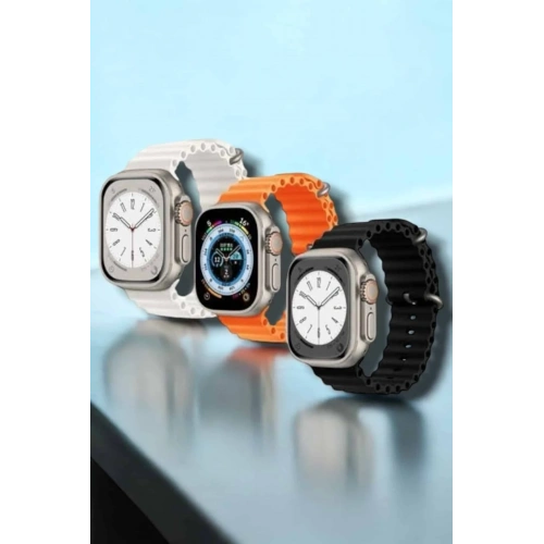 Şık Akıllı Saat 49mm Wireless Şarjlı Android Ve İos Uyumlu