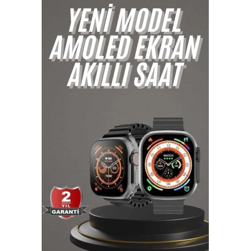 Şık Akıllı Saat Kordonu Hediyeli 300-400 Mah Batarya