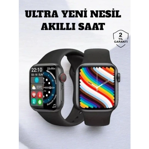 Şık Çok Fonksiyonlu Akıllı Saat 44 Mm İos Ve Android Uyumlu