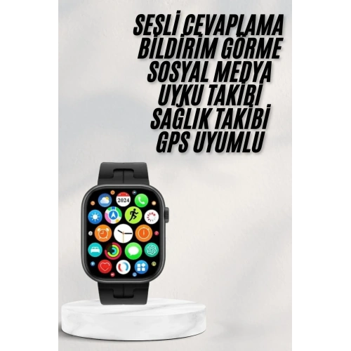 Şık Tasarımlı Akıllı Saat 41 Mm Android Ve İos Uyumlu