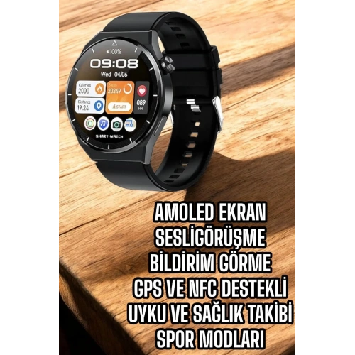 Şık Tasarımlı Bluetooth Akıllı Saat 1 Adet
