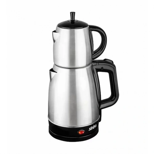 SİNBO STM-5831 ELEKTRİKLİ ÇELİK ÇAY MAKİNESİ ÇAYCI 1.7LT + 0.7LT ÇAY SÜZGEÇLİ (5365)