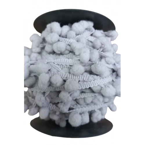 Sıralı Ponpon 1 Metre Yeşil