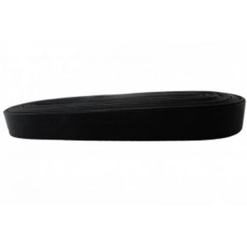 SİYAH - 2CM PAÇA LASTİK YASSI GENİŞ 10MT (5365)