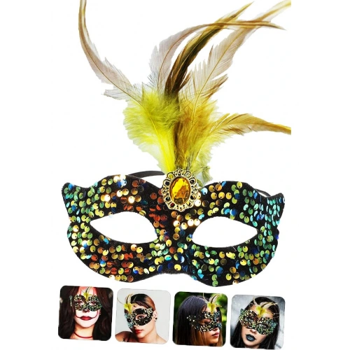 Black Velvet Party Mask