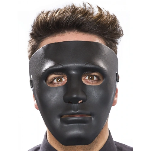 Siyah Renk Hip Hop Anonim Jabbawockeez Dans Maskesi 18x19 cm (5365)