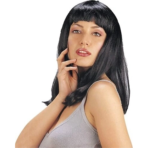 Siyah Renk Uzun Parti Peruğu (5365)