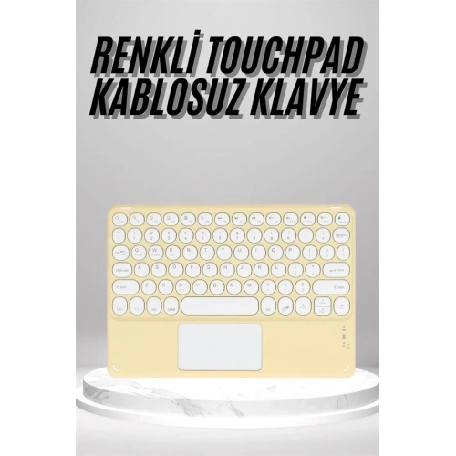 Slim Tasarımlı Bluetooth Klavye Uyumlu Tablet Ve Telefon