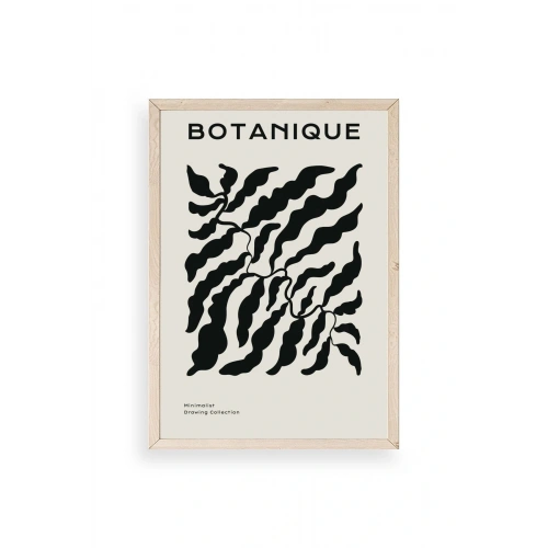 Soyut Ahşap Çerçeveli Tablo 17 x 23