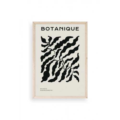 Soyut Ahşap Çerçeveli Tablo 23 x 30