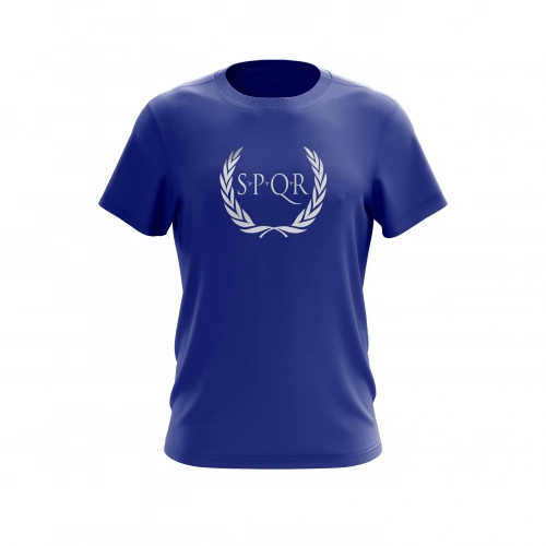 SPQR %100 Pamuk T-Shirt ARES İNDİGO
