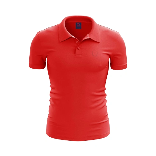 SPQR Polo T-Shirt SANCTUS KIRMIZI