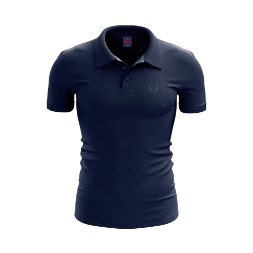 SPQR Polo T-Shirt SANCTUS LACİVERT