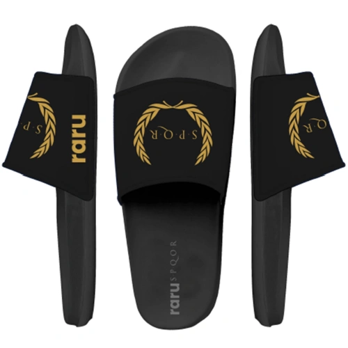 SPQR Sandal BLACK ROMAN