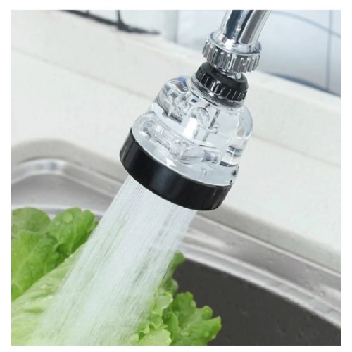 Su Tasarruflu  3 Fonksiyonlu  Oynar  Musluk Başlığı - Şeffaf (5365)