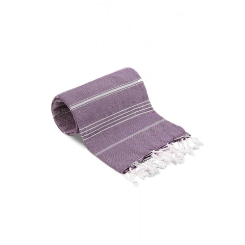 Summer Wind Soft 100% Cotton Peshtemal 100x180 cm Purple