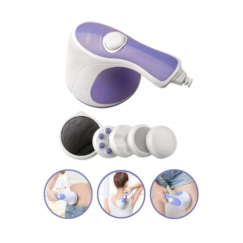 Super Tone Çok Fonksiyonlu 5 Başlıklı Masaj Aleti