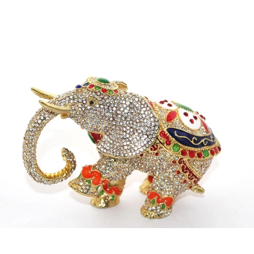 Swarovski Stone Single Elephant Figure Model 6