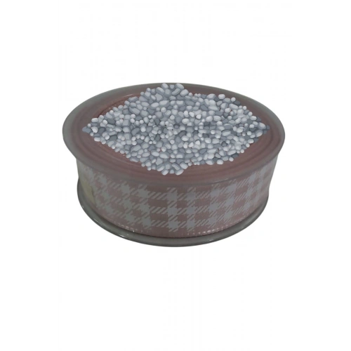 Tafta Ekoseli Kurdele 25 Mm Pudra 1 Metre