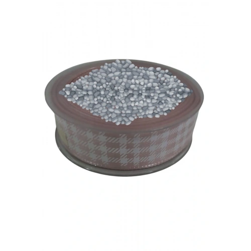 Tafta Ekoseli Kurdele 25 mm Pudra 10 Metre