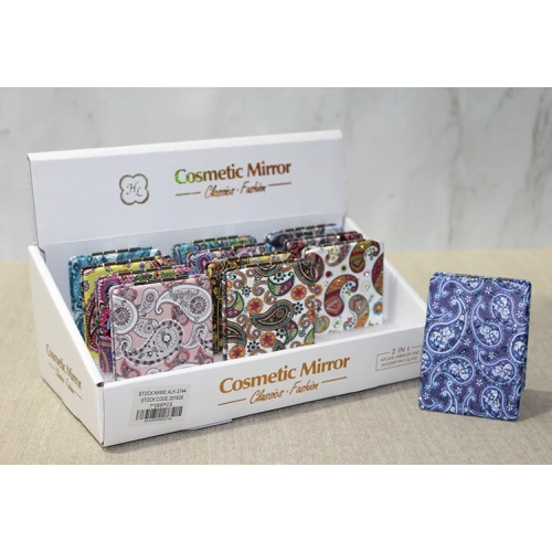 Taşlı El Aynası Dikdörtgen İnce Model 5