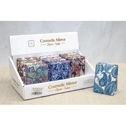 Taşlı El Aynası Dikdörtgen Kalın