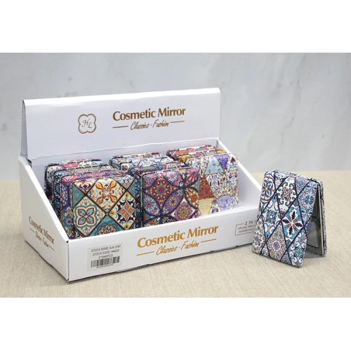 Каменное ручное зеркало прямоугольной толстой модели 6