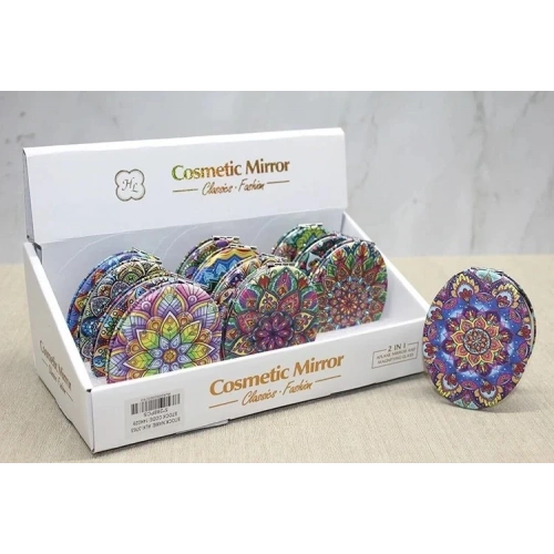 Taşlı El Aynası Oval İnce