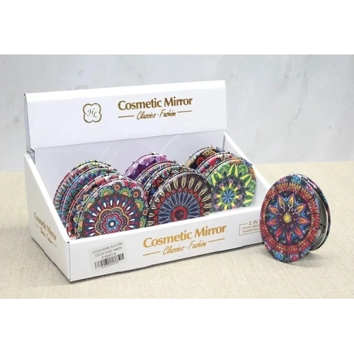 Taşlı El Aynası Oval İnce