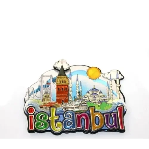 Temalı Buzdolabı Magneti 9 Cm (istanbul Model)