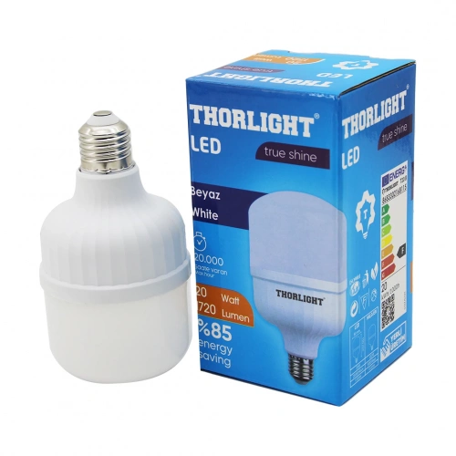 THORLIGHT 20W E27 TORCH T-SHAPE BEYAZ LED AMPUL T-20B (5365)