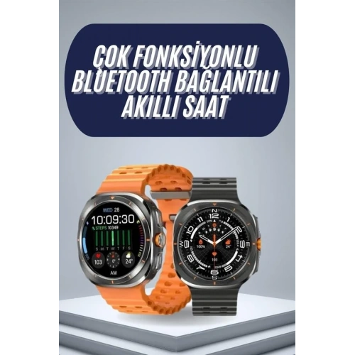 Titreşimli Akıllı Saat 2025 Nabız Sensörlü Spor Takibi
