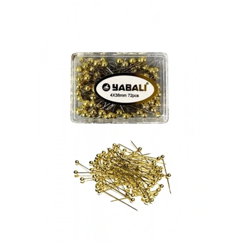 Toplu İğne Altın 72li 4x38 mm