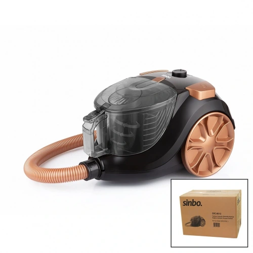 TORBASIZ ELEKTRİKLİ SÜPÜRGE SESSİZ ÇALIŞMA 2.8 TOZ HANESİ SVC-8613 (5365)