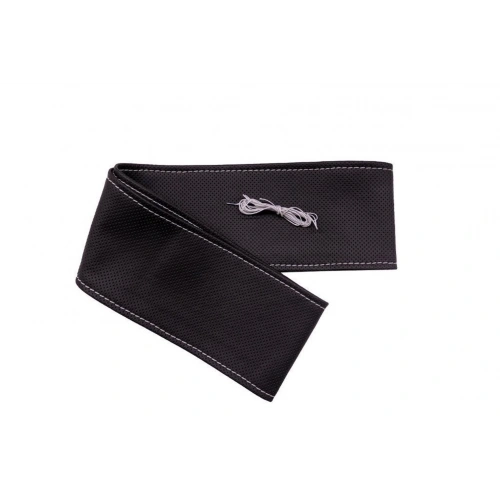 Tüm Araçlara Uyumlu Vinil Direksiyon Kılıfı, Dikmeli Gri Dikişli