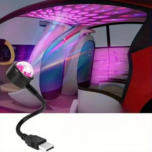 USB Sese Duyarlı 8 Farklı Mod Işıklı LED Atmosfer Işığı – Ambiyans Aydınlatması (5365)
